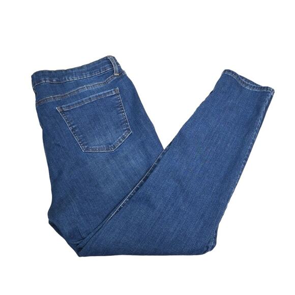 NYDJ Womens 14 Dark Wash Skinny Ankle Jeans Lift X Tuck Technology - Picture 3 of 12